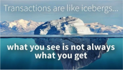 Le transazioni sono come icebergs: come acquistare un sito contaminato