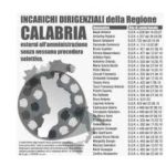 incarichi dirigenti regione Calabria senza procedura selettiva